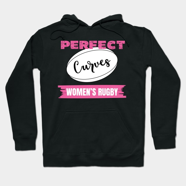 Perfect curves women's rugby Hoodie by Cherubic